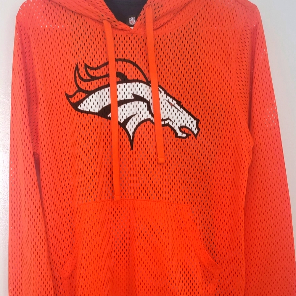 Broncos NFL Team Apparel mesh sweatshirt
